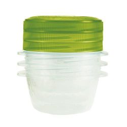   Curver® műanyag tároló doboz - 3x0.5L - zöld - 13x13x11 cm