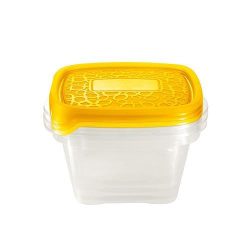   Curver® műanyag ételhordó/ételtároló doboz - 3x1,1 L - 17x12x16 cm - sárga
