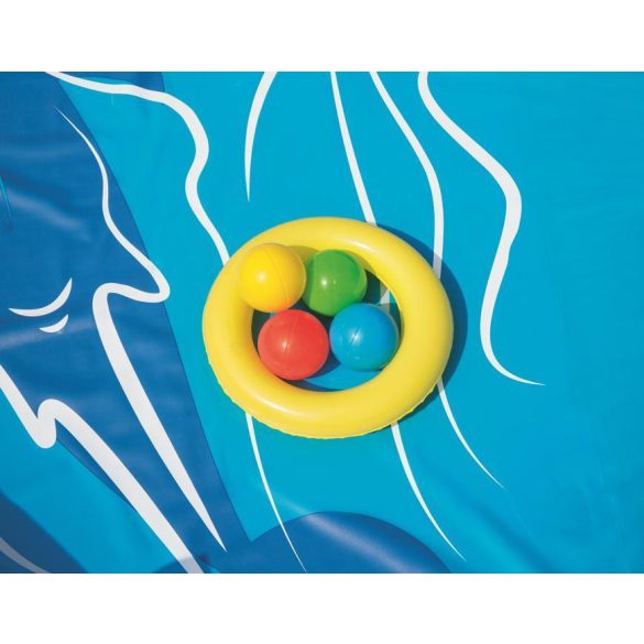 Felfújható gyermekmedence Bestway® 53069, Lava Lagoon, 265x265x104 cm
