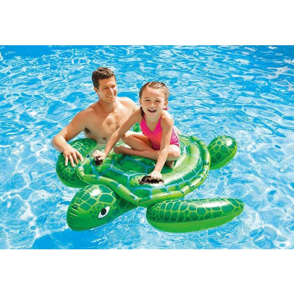 Turtle Intex® 57524, Lil' tengeri teknős, gyerek, felfújható, 1,50x1,27 m