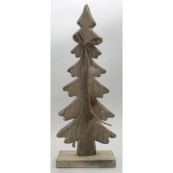 Karácsonyi dekoráció - Fenyőfa - 11x30 cm