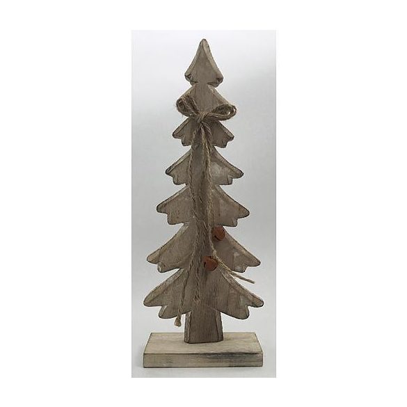 Karácsonyi dekoráció - Fenyőfa - 11x30 cm