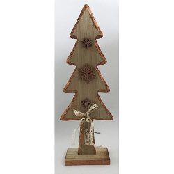 Karácsonyi dekoráció - Fenyőfa - 14x40 cm