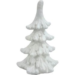 Karácsonyi dekoráció - fehér fenyőfa - 45 cm