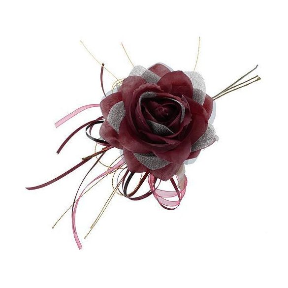 Dekorációs rózsa - burgundi