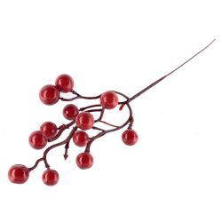 Ág Berries, piros, 27cm
