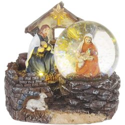   MagicHome karácsonyi dekoráció, Betlehem, 2 LED meleg fehér, 2x AAA, belső, 11 x 9,5 x 10 cm