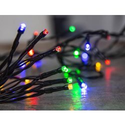   Lánc MagicHome Karácsony Ceibo, 96 LED multicolor, 8 funkció, időzítő, 3xAA, kinti, L-7 m