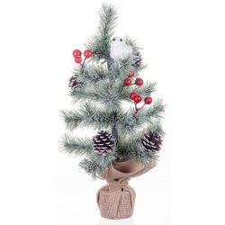   Karácsonyfa MagicHome Karácsony, feldíszítet, természeti, 36 cm