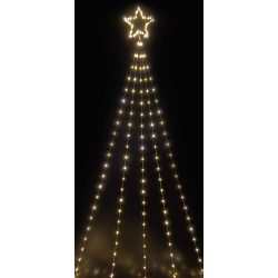   MagicHome karácsonyi dekoráció, Üstökös, 240 LED meleg fehér, 10 funkció, IP 44, külső, 5 x 3,9 m