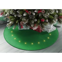   MagicHome karácsonyi szőnyeg, csillagokkal, 22 LED, meleg fehér, 2x AA, 90 cm
