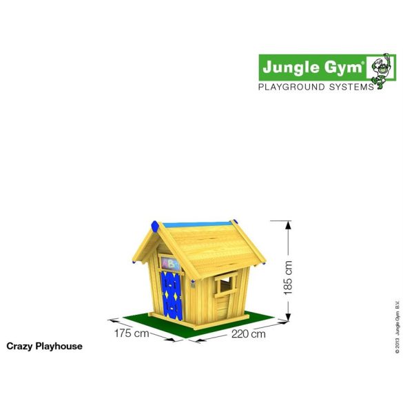 Kerti játszótér - Jungle Gym Crazy Playhouse játszóház