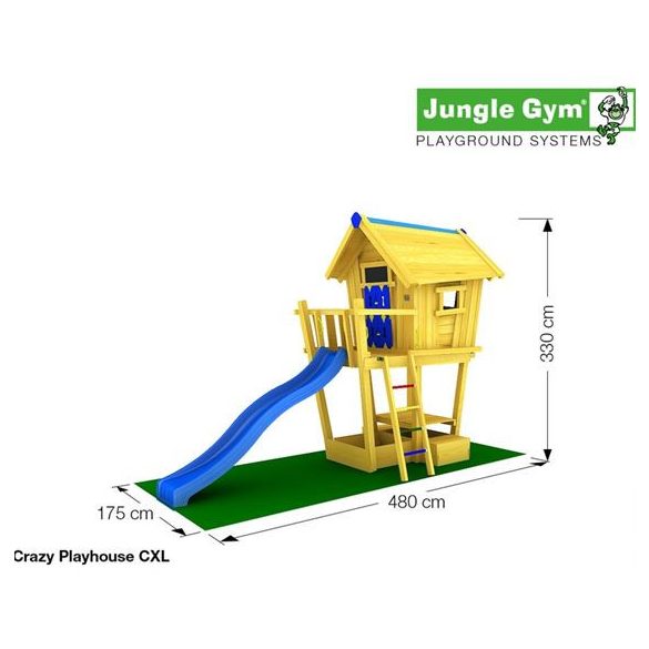 Kerti játszótér - Jungle Gym Crazy Playhouse platform