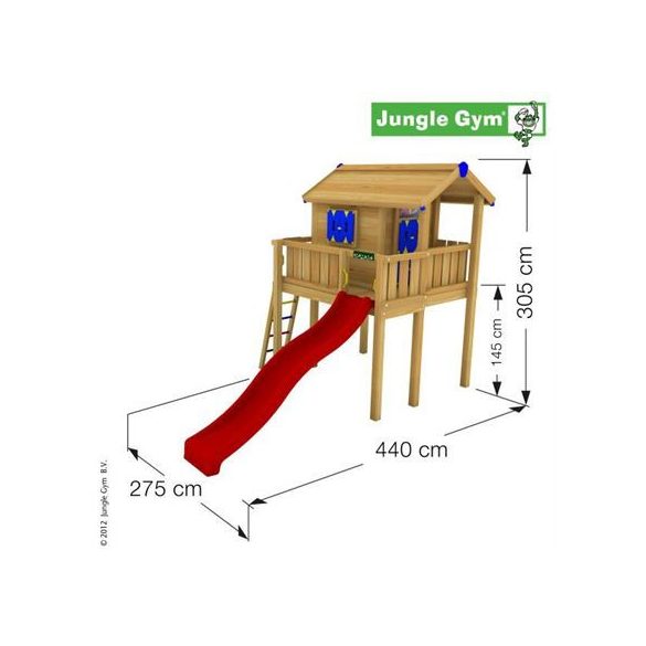 Kerti játszótér - Jungle Gym Playhouse platform XL