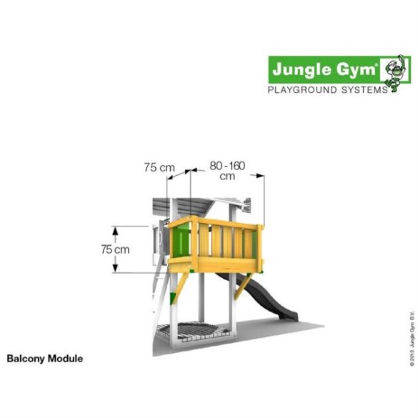 Kerti játszótér - Jungle Gym Balcony modul
