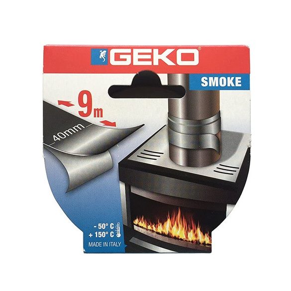 Hőálló tömítőszalag füstcsőhöz, ezüst GEKO (9mX40mm)
