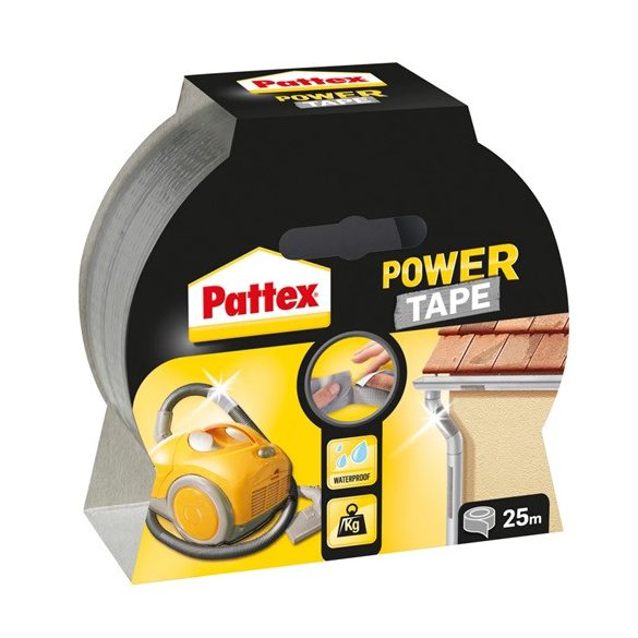 ragasztószalag Pattex Power Tape ezüst 10m