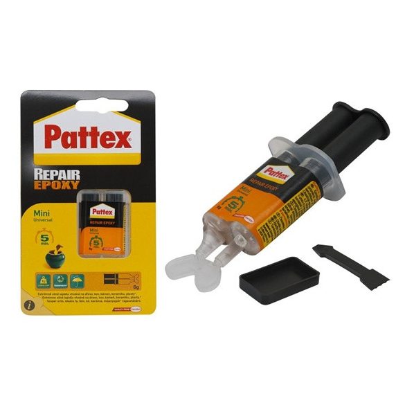 univerzális kétkomponensű epoxi ragasztó Pattex Repair 2 x 3 ml
