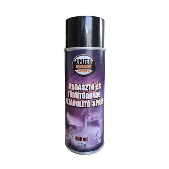 ragasztó eltávolító és tömítőanyag eltávolító spray 400 ml UNITED (0.4 liter)