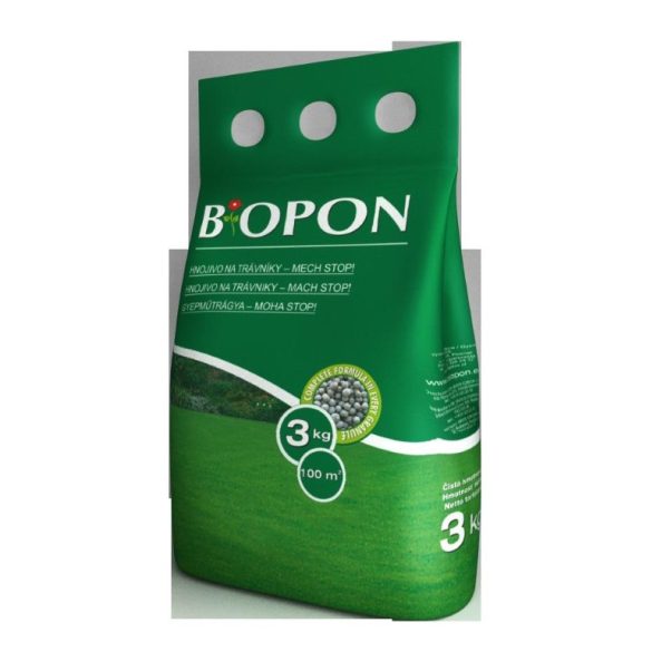 Biopon növénytáp gyep mohás granulátum 3kg