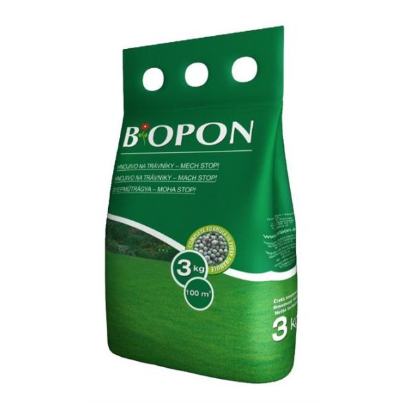 Biopon növénytáp gyep mohás granulátum 3kg