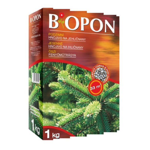 BIOPON ŐSZI TŰLEVELŰEK (FENYŐ) NÖVÉNYTÁP 1KG