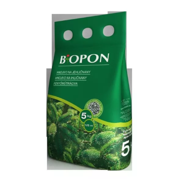 BIOPON TŰLEVELŰ NÖVÉNYTÁP (FENYŐTÁP) 5kg