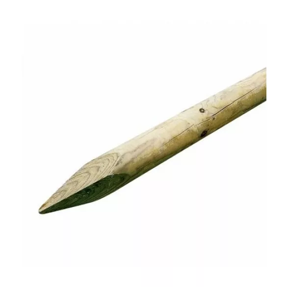 Felületkezelt hegyezett karó kerítéselemekhez - 6 x 200 cm