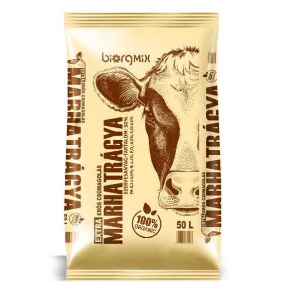 ÉRTÉKCSÖKKENT, Marhatrágya Biorgmixx komposztált 50/1