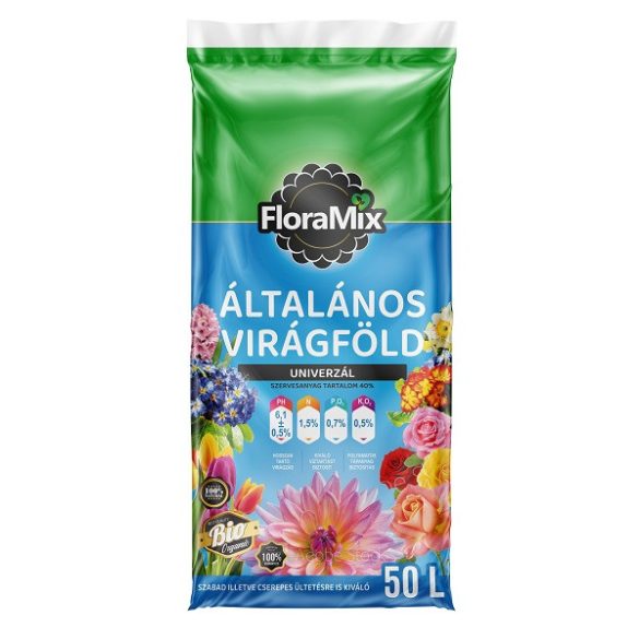 ÉRTÉKCSÖKKENT, Virágföld FloraMix Általános 50/1