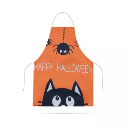   Kötény - gyerek méret - vízálló vászonszerű - halloween - 44 x 35 cm