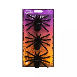 Halloween-i dekoráció - pók - 3 db / csomag