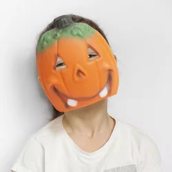 Halloween-i maszk - tök - narancssárga