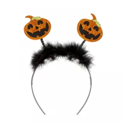 Halloween-i hajráf - csillogós tök