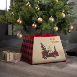 Karácsonyfatalp takaró - autós - 55 x 26 cm