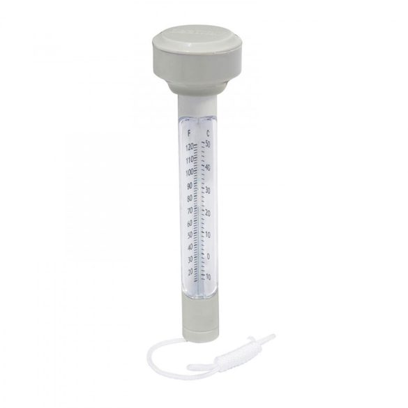 Medencehőmérő (lebegő) - fehér - 19 x 5 cm