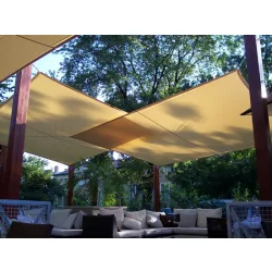 Napvitorla - Háromszög 7x7x7 m PRÉMIUM - homok