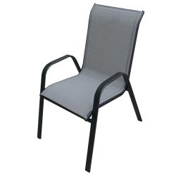 XT1012C fém kerti szék - szürke