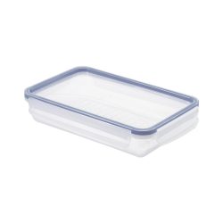   ROTHO Clic & Lock 1 literes élelmiszertartó doboz - átlátszó/kék