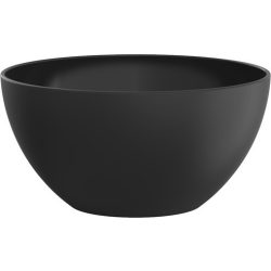   ROTHO Caruba műanyag tányér, 12,5 cm, 0,45 literes, fekete