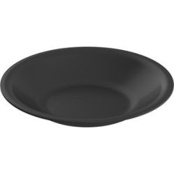 ROTHO Caruba műanyag lapos tányér, 21 cm, fekete