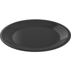 ROTHO Caruba műanyag lapos tányér, 26 cm, fekete