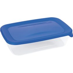   CURVER Fresh & go műanyag, téglalap alakú élelmiszerdoboz, 1 literes - kék-átlátszó