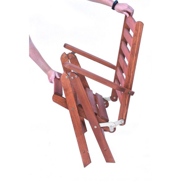SORRENTO fenyőfából készült összecsukható kerti szék