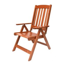  LUISA fenyőfából készült összecsukható, lakkozott kerti szék