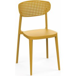 Aire műanyag kerti szék - Mustársárga