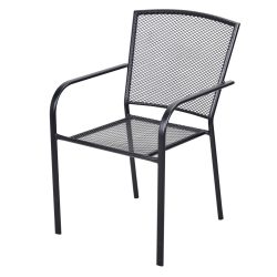ZWMC-19 fém kerti szék - fekete