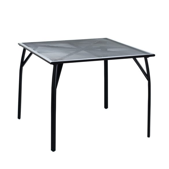 ZWMT-90 fém kerti asztal - fekete
