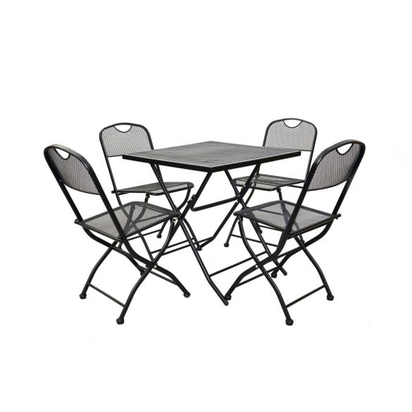 ZWMC-45 fém kerti összecsukható szék - fekete