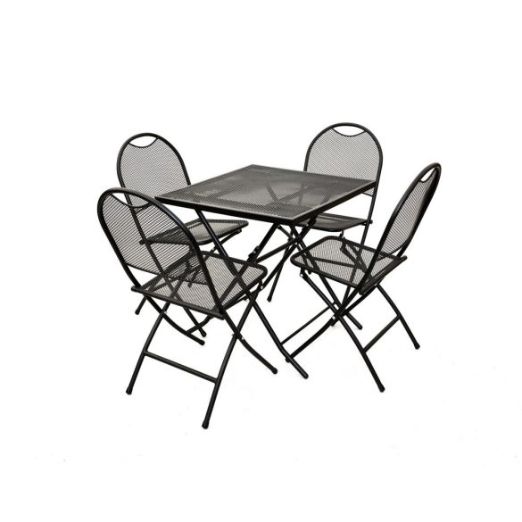 ZWMC-44 fém kerti összecsukható szék - fekete